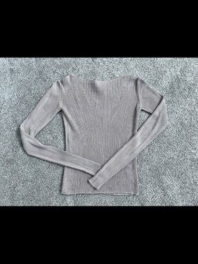 Baserange Silk tan Sweater Top